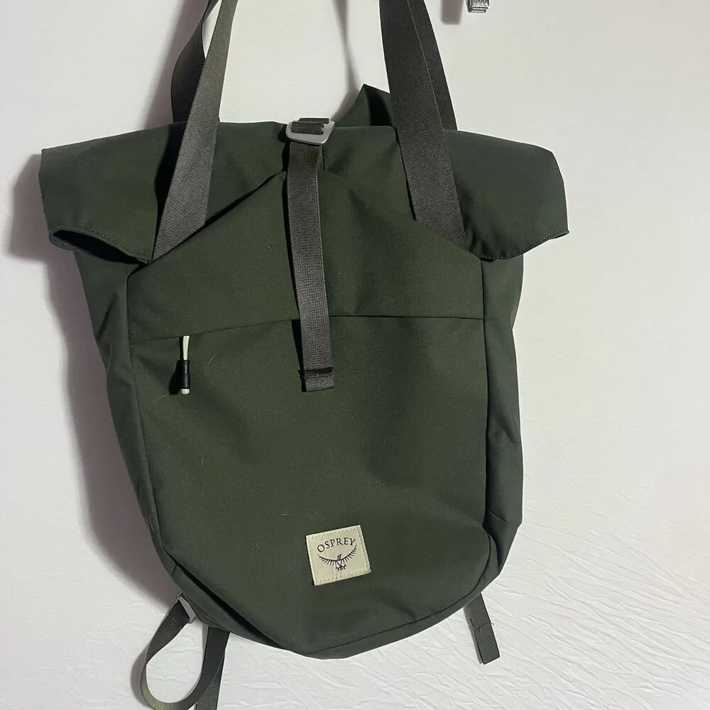 Osprey Arcane Roll-Top 22 L Daypack Backpack Unisex (Pine Leaf Green Heather)